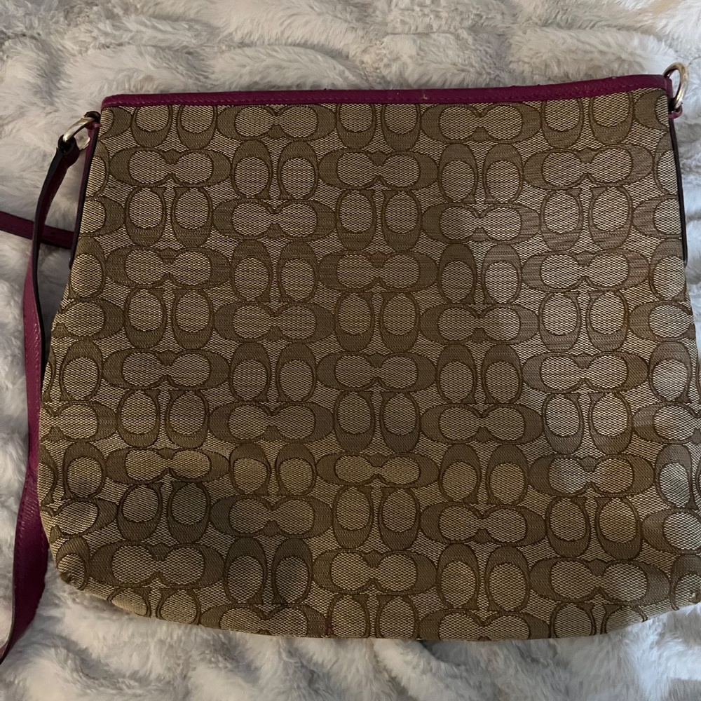 Coach File Crossbody In Signature Canvas - Authen… - image 3